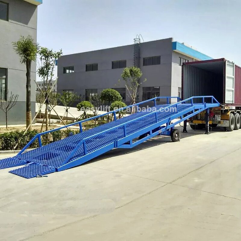 Steel Container Ramp Factory - Forklift Warehouse Loading Ramp