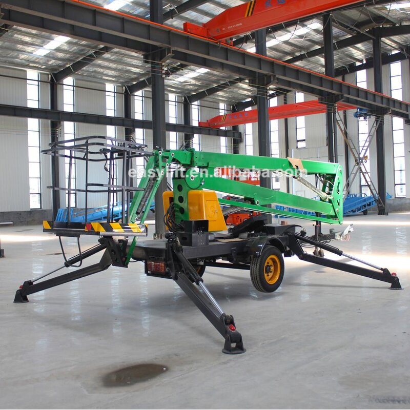 Trailer Mounted Man Lift Factory - 8-16m Towable Cherry Picker