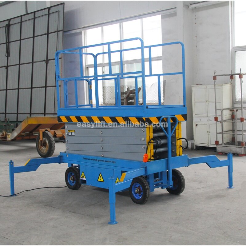 Mobile Scissor Lift Manufacturer - 8m Aerial Platform With Tire