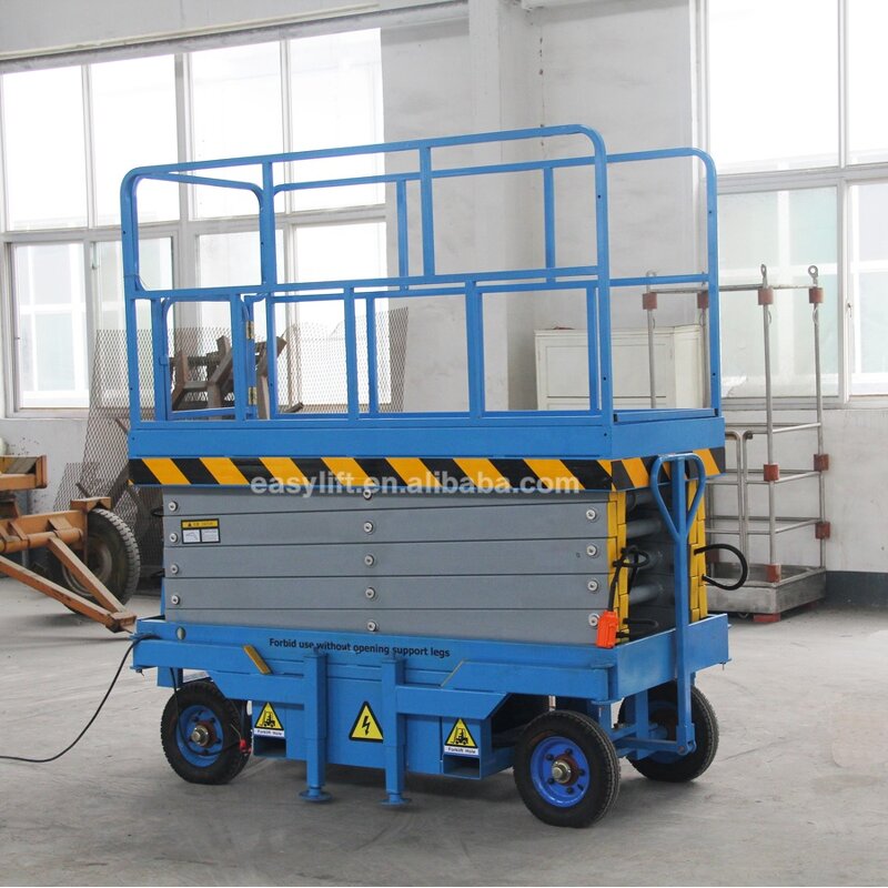 Mobile Scissor Lift Manufacturer - 8m Aerial Platform With Tire