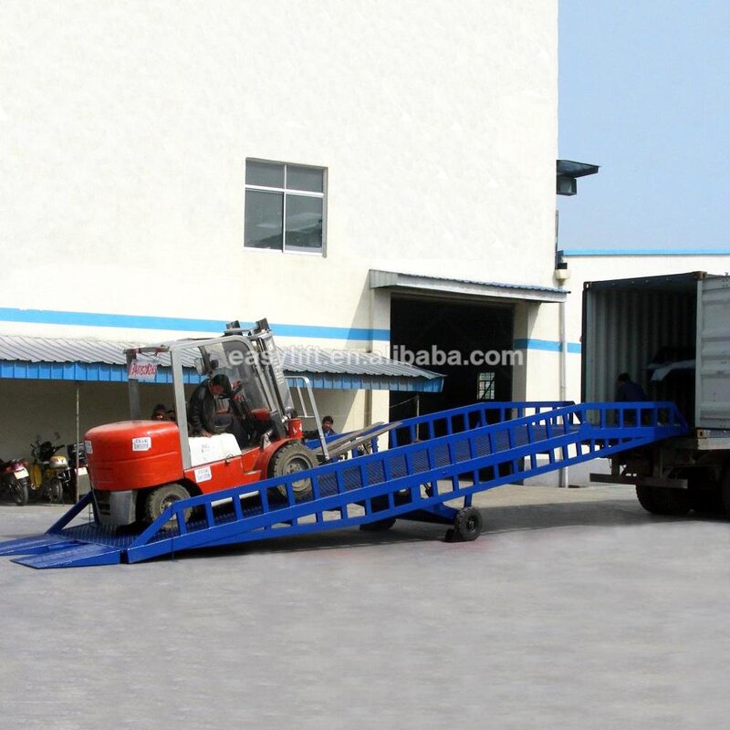 Movable Ramp Factory - Container Forklift Loading Ramp
