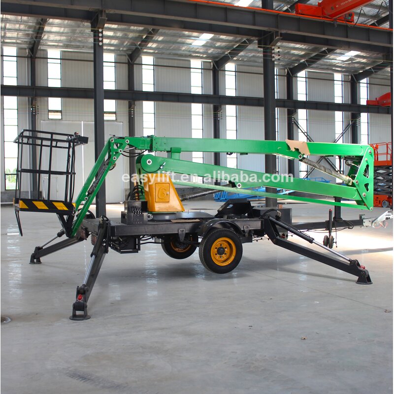 Trailer Mounted Man Lift Factory - 8-16m Towable Cherry Picker