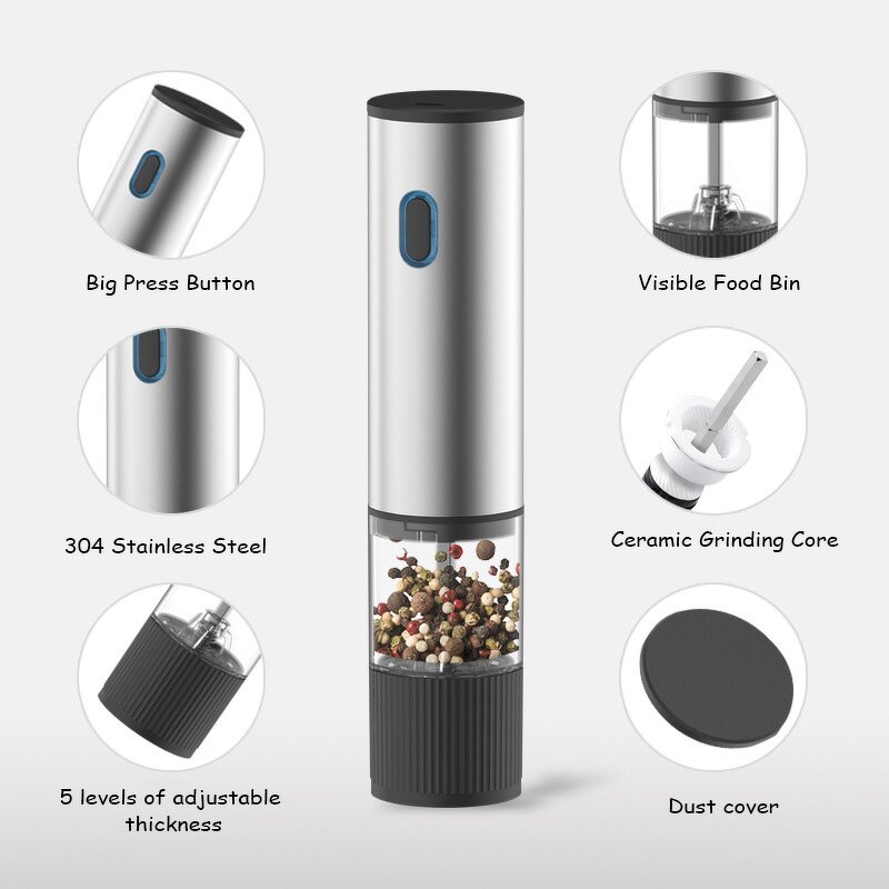 One-Hand Pepper Grinder Factory - Bulk OEM/ODM Custom