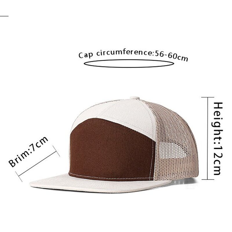Mesh Snapback Factory - OEM/ODM Custom 7 Panel Flat Brim
