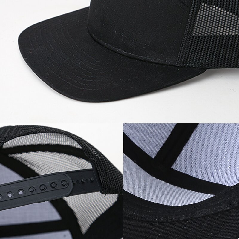Mesh Snapback Factory - OEM/ODM Custom 7 Panel Flat Brim