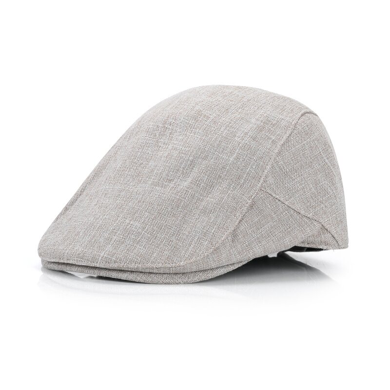 Linen Newsboy Hat Factory - OEM/ODM Custom Retro Cap