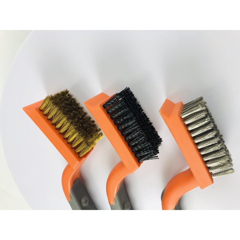 Grill Brush Set Factory - OEM/ODM Custom 3 Piece Wire Brush Set