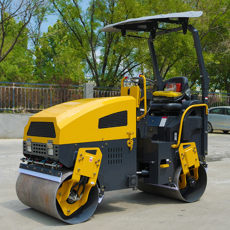 Road Roller Factory - Hot Sale CE 3 Ton Asphalt Double Drum