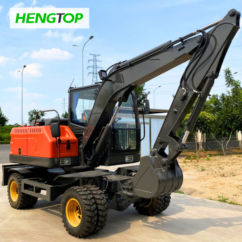 Excavator Factory - Free Shipping 6-8 Ton All Terrain HengTop
