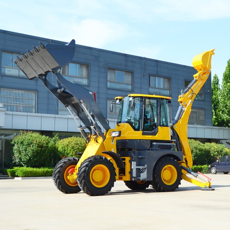 Backhoe Loader Manufacturer - New Technology 4WD Suspension