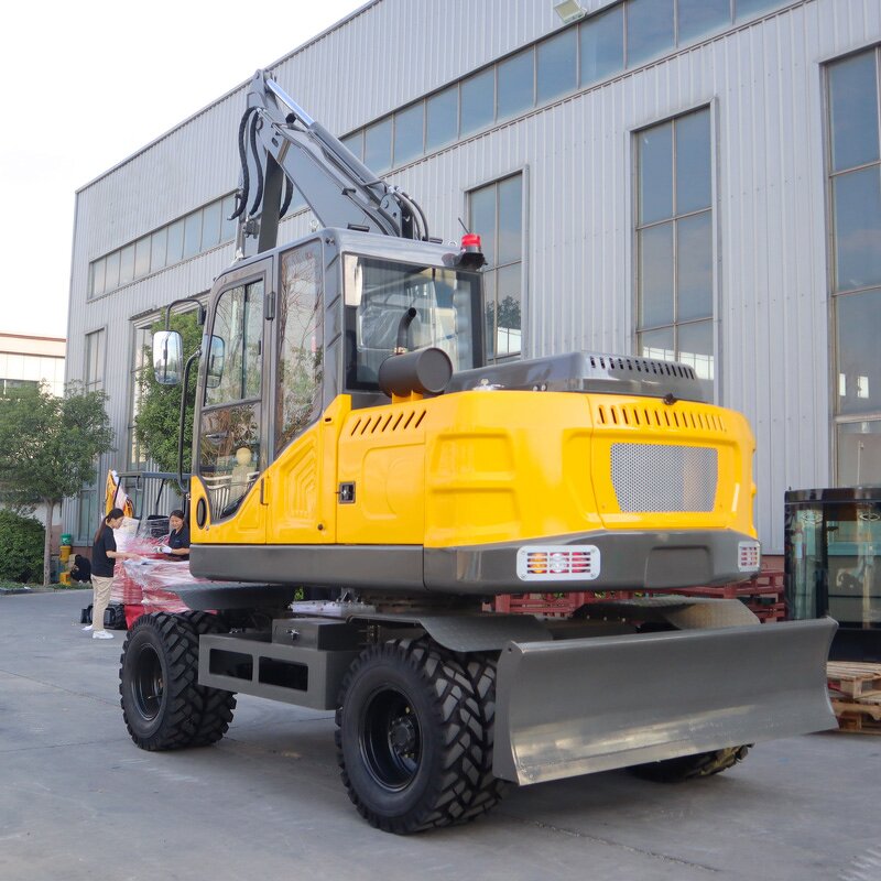 Wheel Excavator Manufacturer - 6-8 Ton High-Power Hydraulic