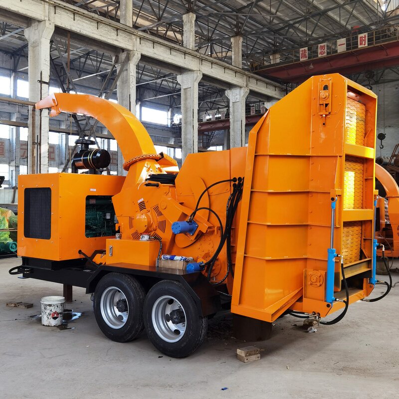 Wood Chipper Shredder Factory - Industrial Mobile Portable Chipper
