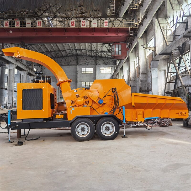Wood Chipper Shredder Factory - Industrial Mobile Portable Chipper