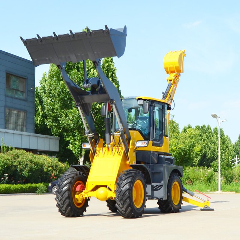 Backhoe Loader Manufacturer - New Technology 4WD Suspension