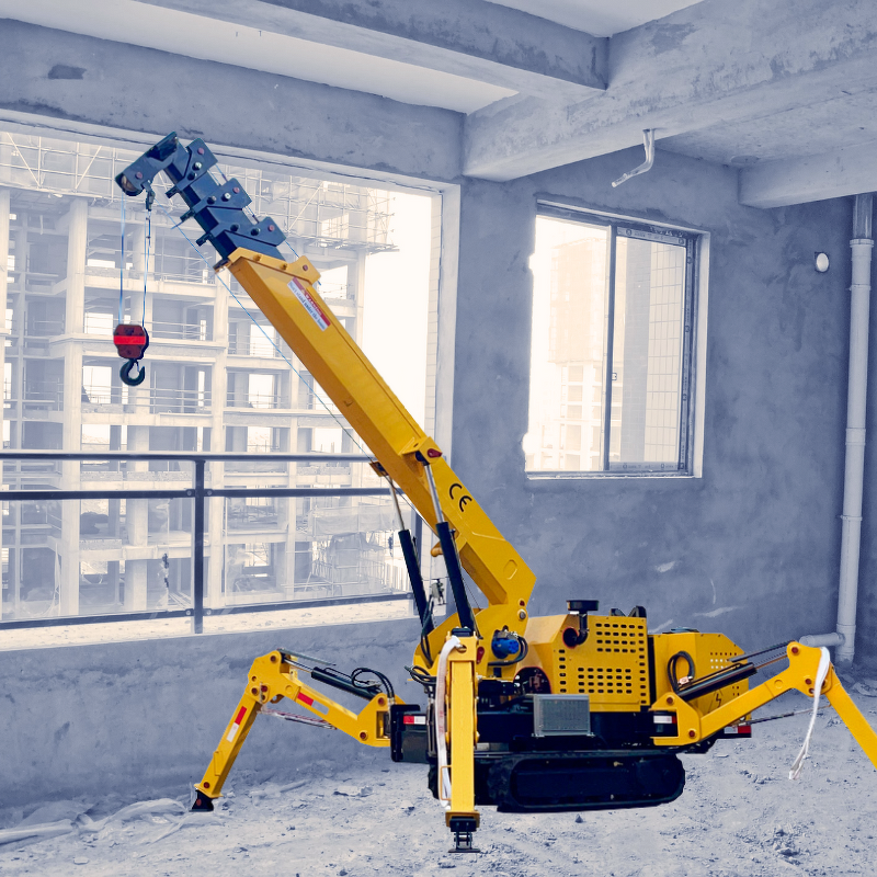 Spider Crane Manufacturer - High Efficiency 3 Ton Mobile Crawler