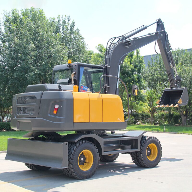Wheel Excavator Factory - 7 Ton Earth-moving Hydraulic