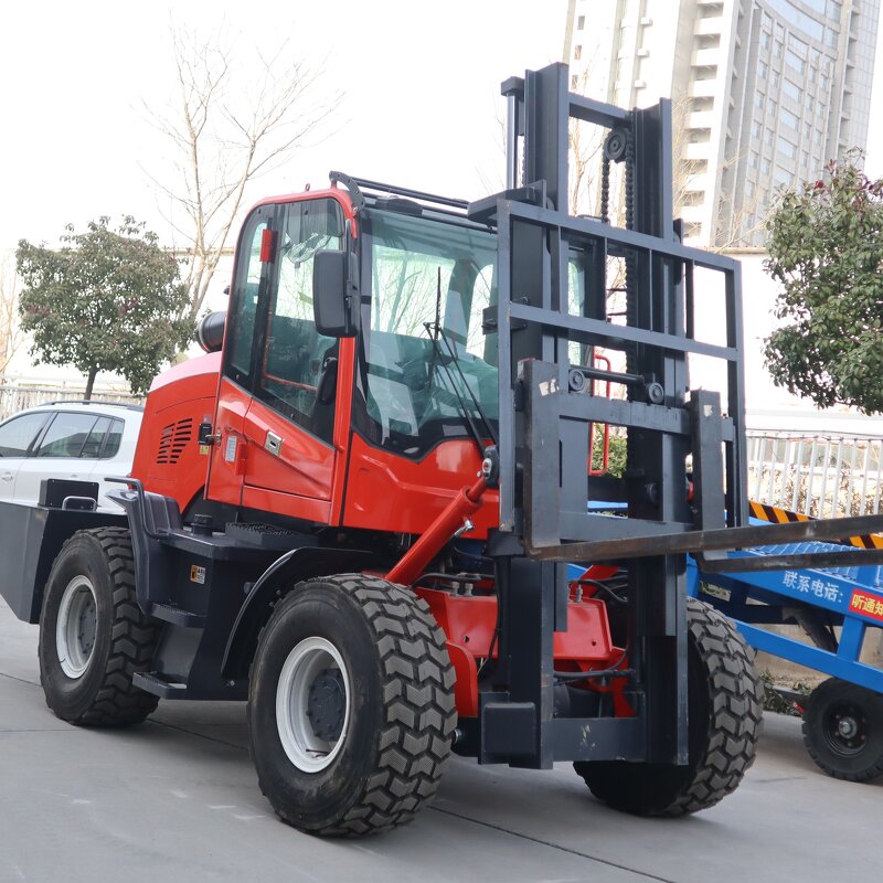 Forklift Manufacturer - New Red Diesel 3 Ton with Cabin