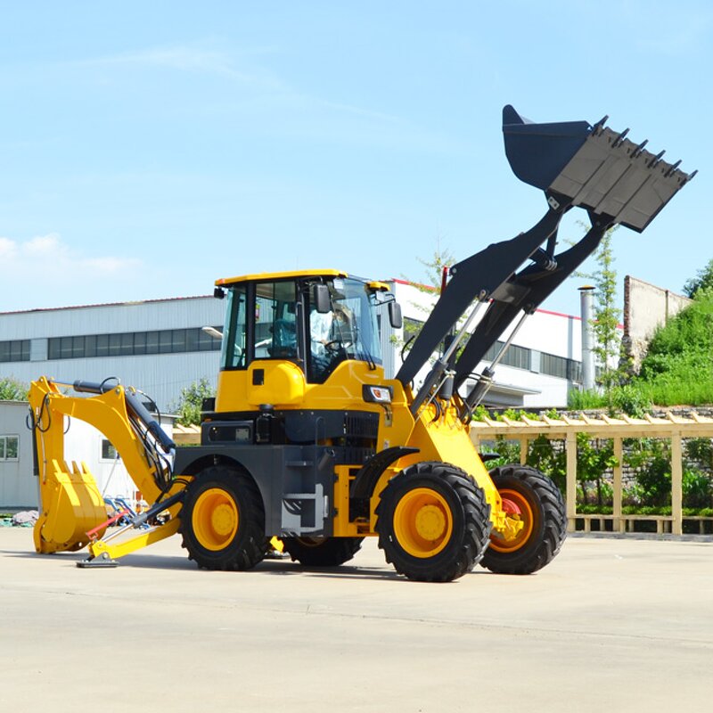 Backhoe Loader Manufacturer - New Technology 4WD Suspension
