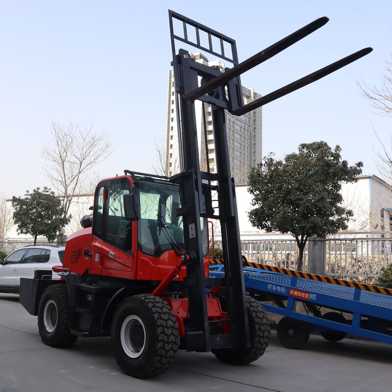 Forklift Manufacturer - New Red Diesel 3 Ton with Cabin