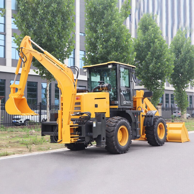 Backhoe Loader Factory - Long Arm 2.5 Ton Huge Capacity