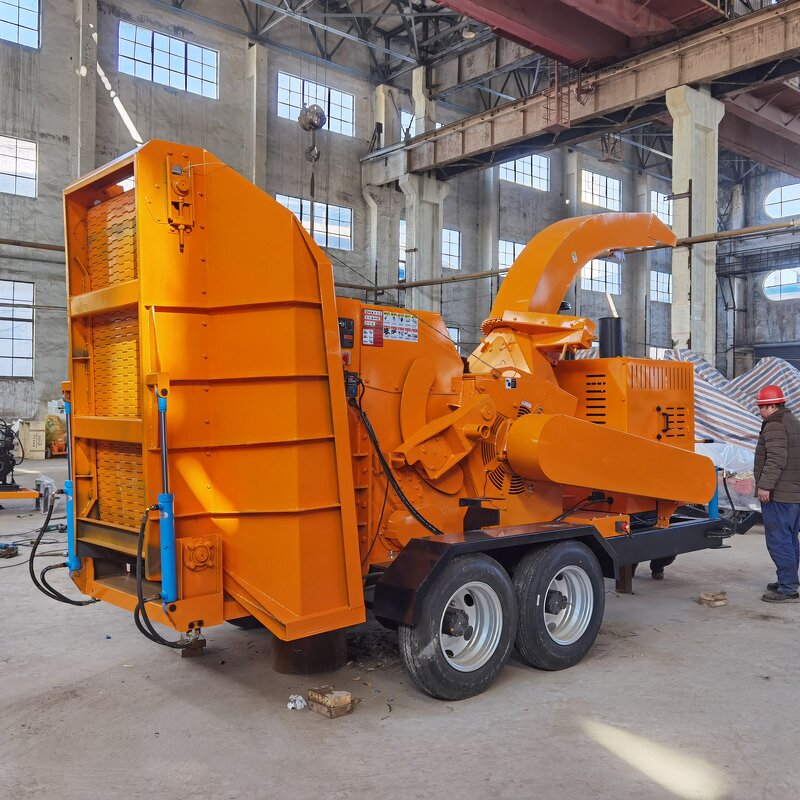 Wood Chipper Shredder Factory - Industrial Mobile Portable Chipper