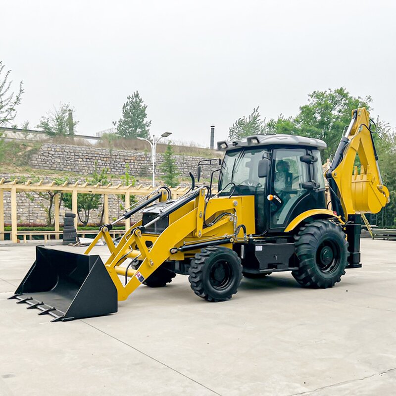 Wheel Backhoe Loader Manufacturer - 4WD Hydraulic Earth-moving