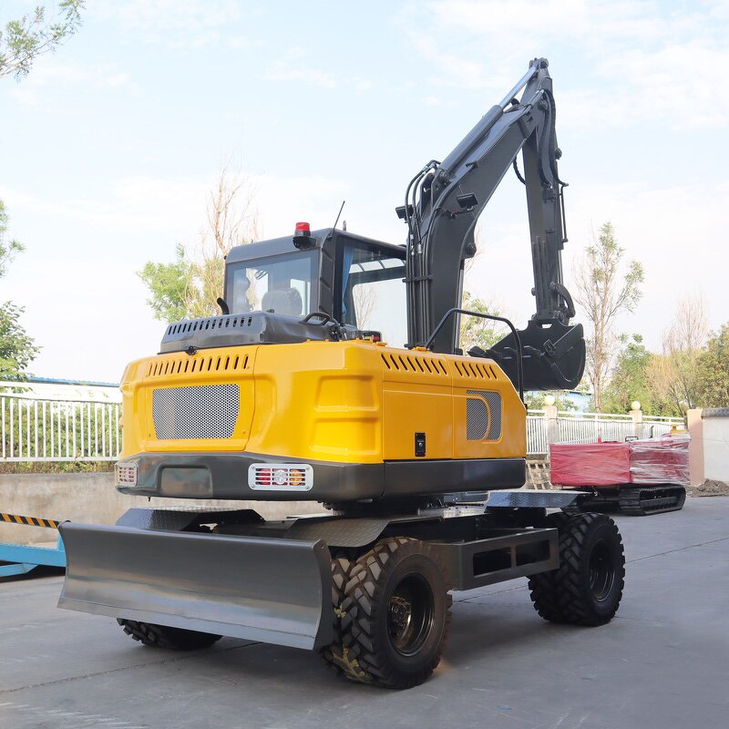 Wheel Excavator Manufacturer - 6-8 Ton High-Power Hydraulic