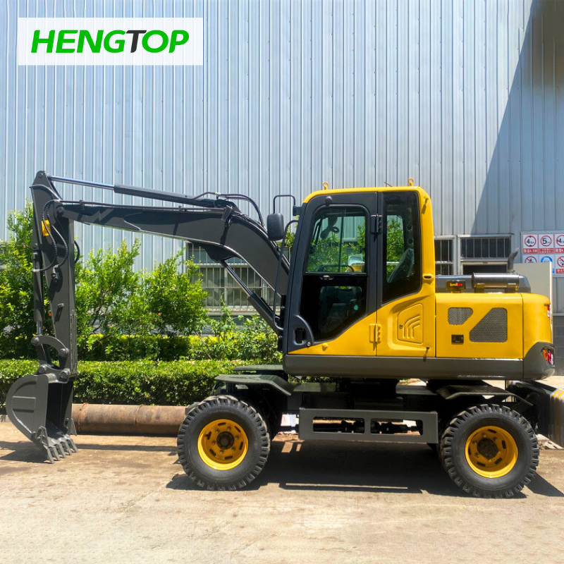 Excavator Factory - Free Shipping 6-8 Ton All Terrain HengTop