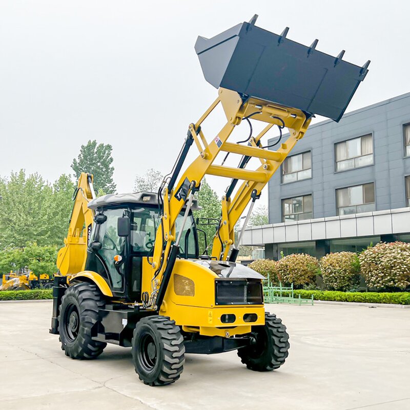 Backhoe Loader Manufacturer - 4 Ton 4WD Hydraulic Transmission