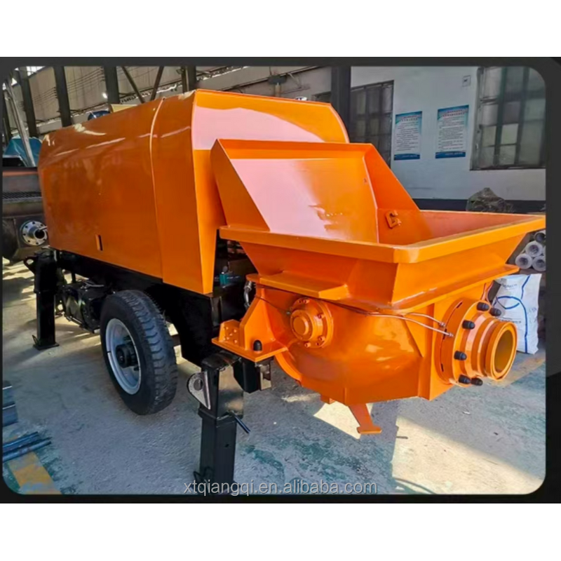 Trailer Concrete Pump Manufacturer - OEM/ODM Portable HBTS80 Concrete Pump