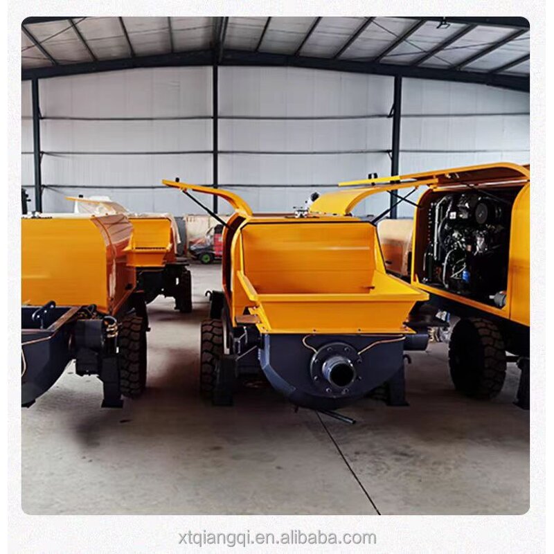 Concrete Trailer Pump Manufacturer - OEM/ODM 12m³/h High Efficiency Pump
