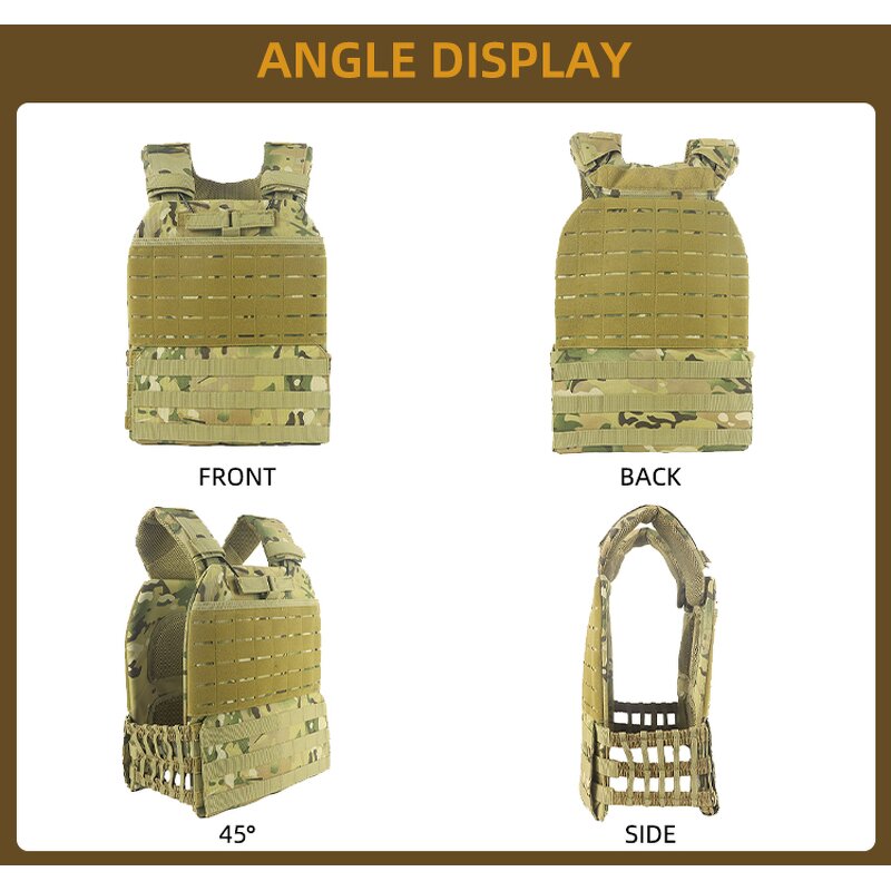 Weighted Vest Factory - OEM Tactical Plate Carrier Camouflage Vest