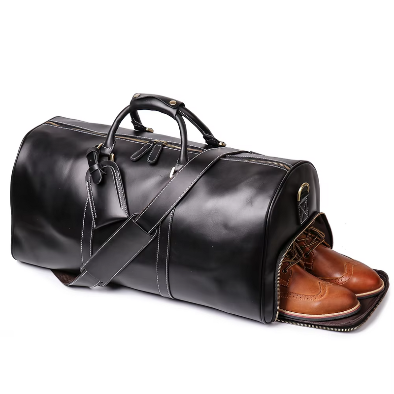 Leather Duffel Bag Manufacturer - OEM Custom Genuine Leather Travel Bag