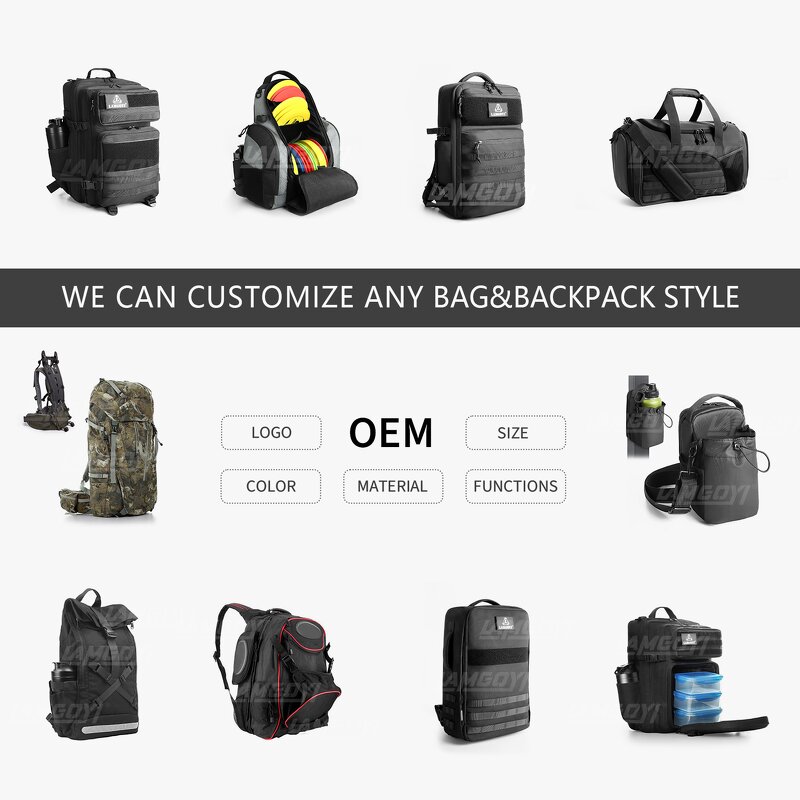 Tactical Gym Backpack Factory - OEM Custom Velcro Patch Sports Backpack