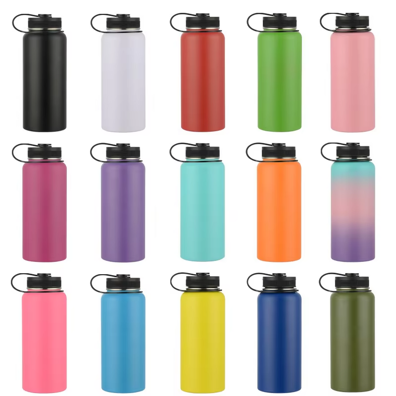 Metal Water Bottle Manufacturer - 32 oz Double Wall Thermal Insulation Flask