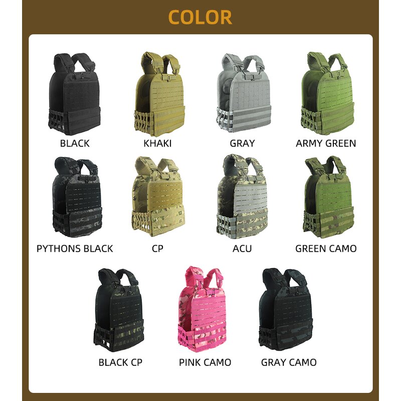 Weighted Vest Factory - OEM Tactical Plate Carrier Camouflage Vest