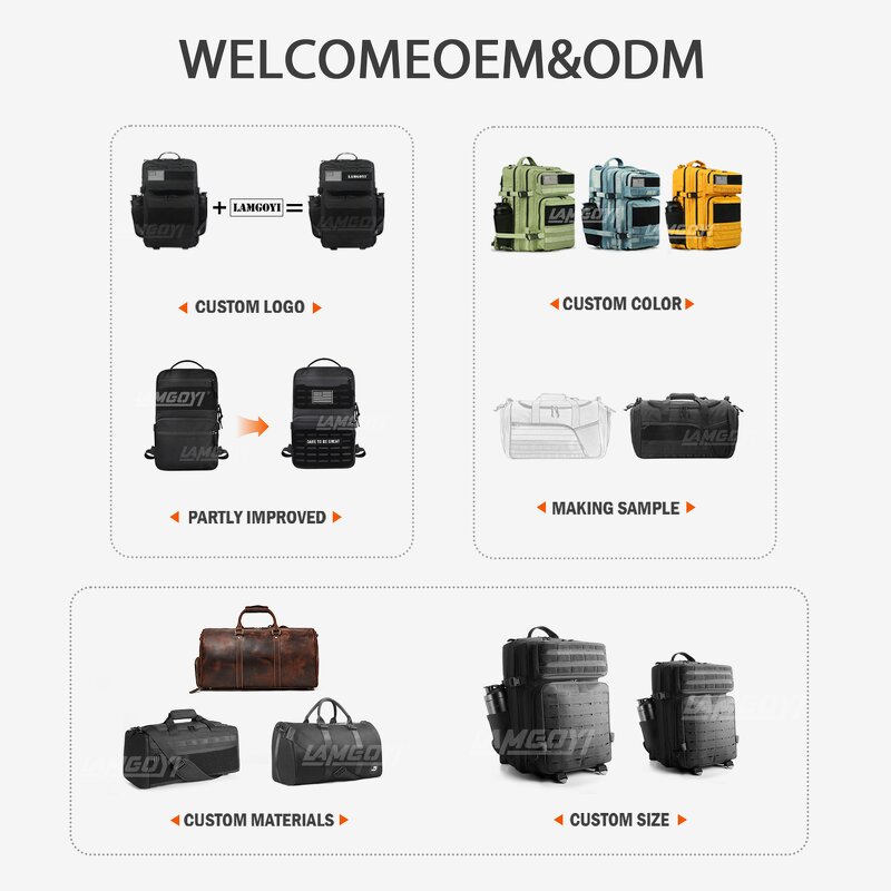 Tactical Backpack Factory - Wholesale 25L 45L Waterproof Hiking Backpack