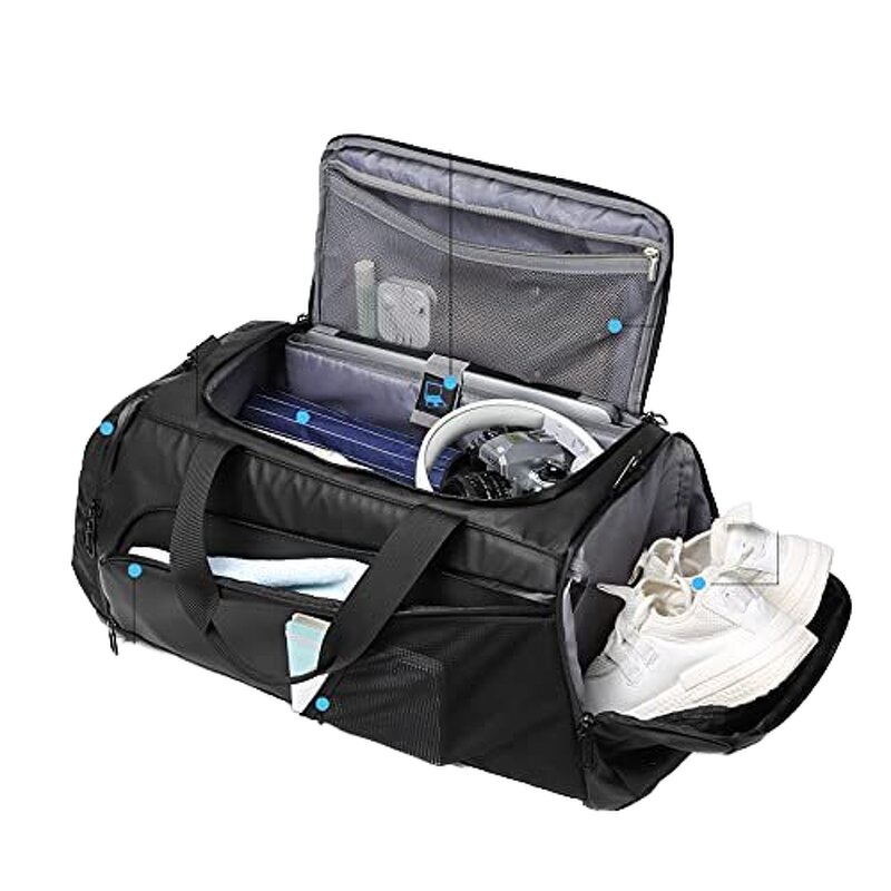 Gym Duffle Bag Factory - Custom Logo Waterproof Weekender Bag with Shoe Compartment