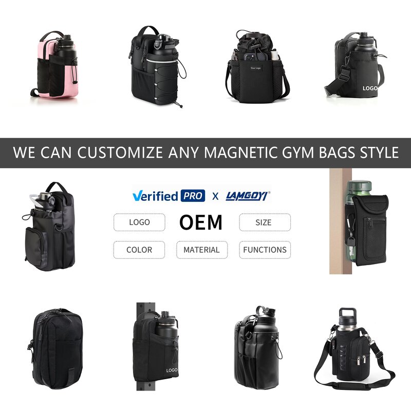 Magnetic Gym Bag Supplier - OEM Custom Fitness Bag with Bottle Holder