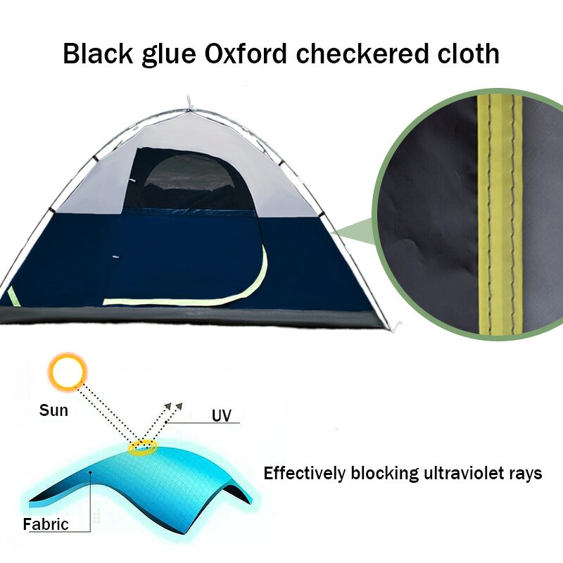 Dome Tent Factory - Hot Selling Double-Thickened Rainproof Sunblock