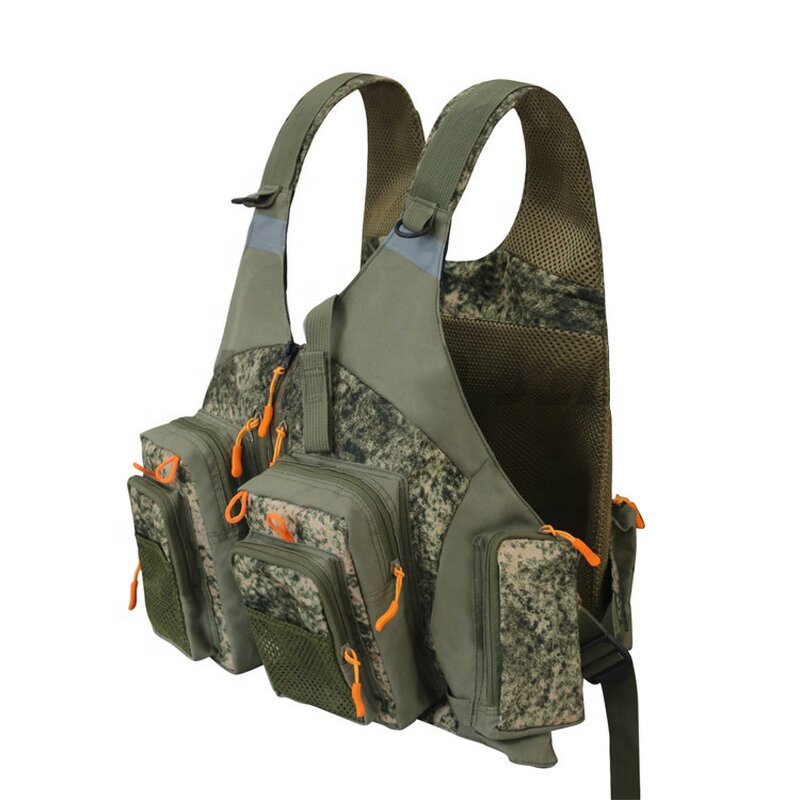 Fishing Vest Supplier - OEM Custom Waterproof Adjustable Pockets