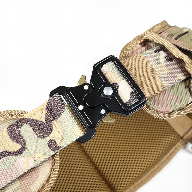 Tactical Belt Manufacturer - MOLLE Compatible Padded Zinc Alloy Buckle