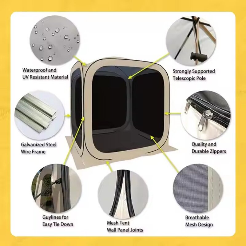 Camping Tent Manufacturer - OEM Custom Quick Open Foldable Mesh