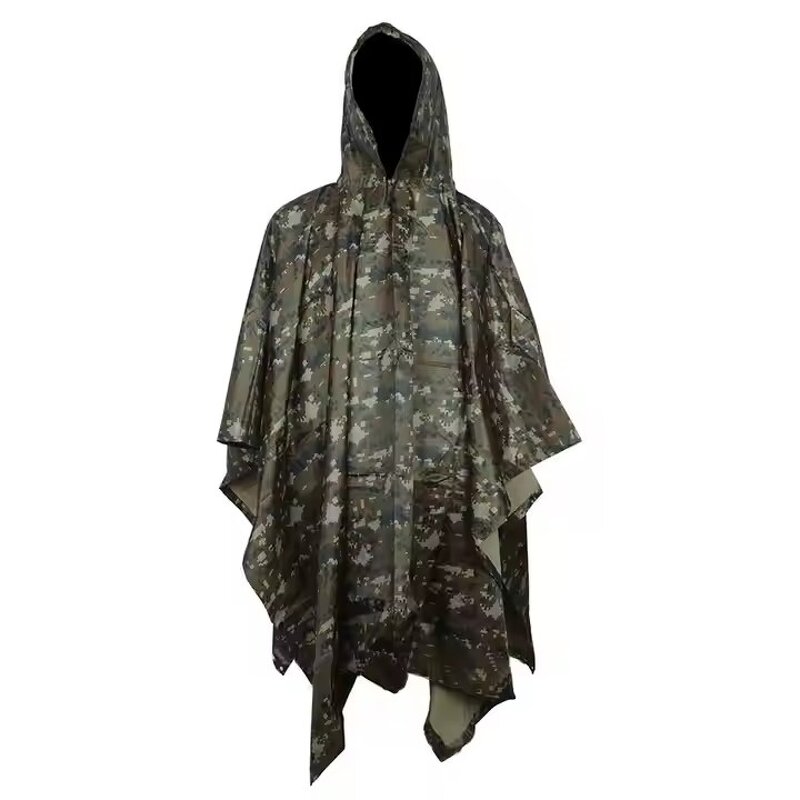Rain Poncho Factory - Wholesale PVC Nylon Camouflage Multifunctional