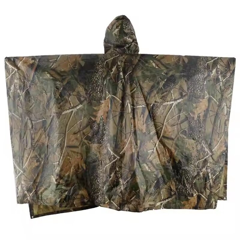 Rain Poncho Factory - Wholesale PVC Nylon Camouflage Multifunctional
