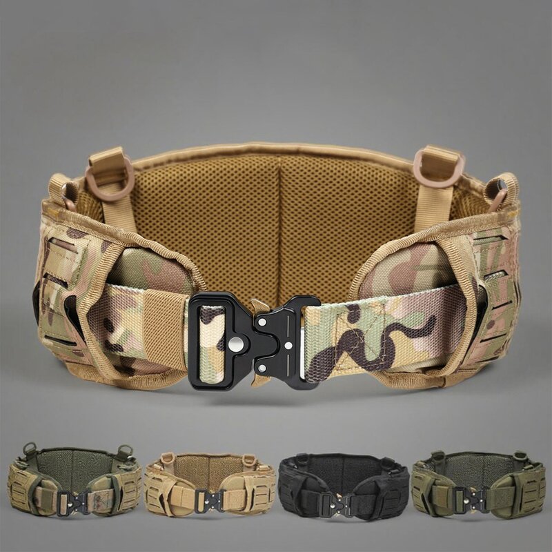 Tactical Belt Manufacturer - MOLLE Compatible Padded Zinc Alloy Buckle