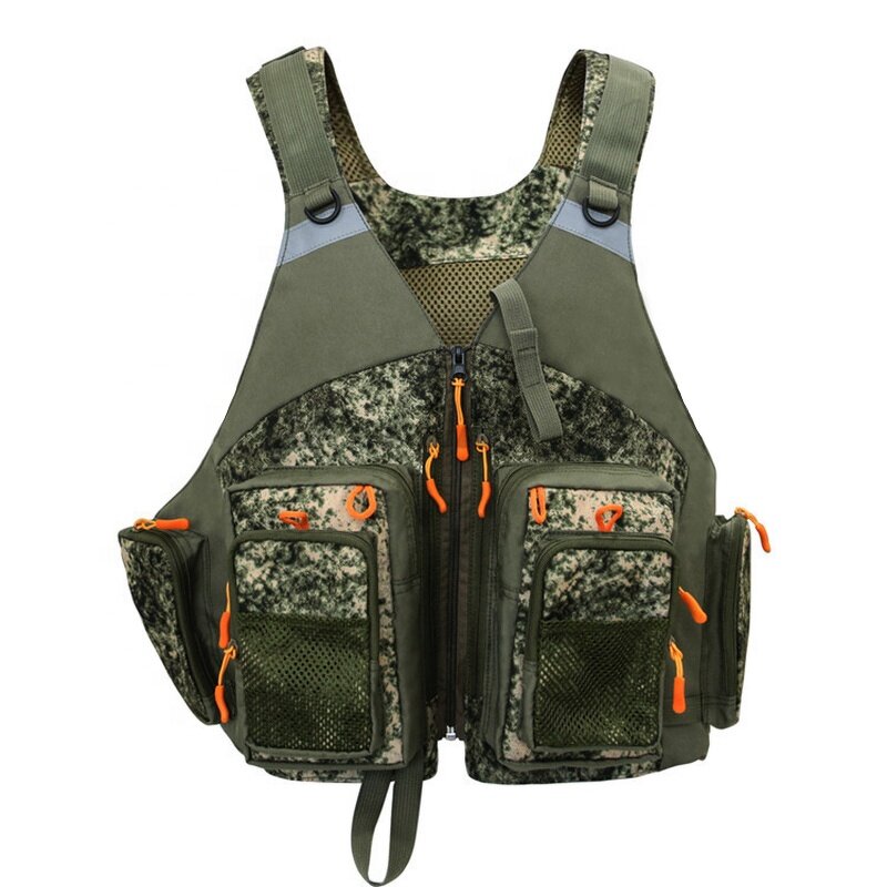 Fishing Vest Supplier - OEM Custom Waterproof Adjustable Pockets
