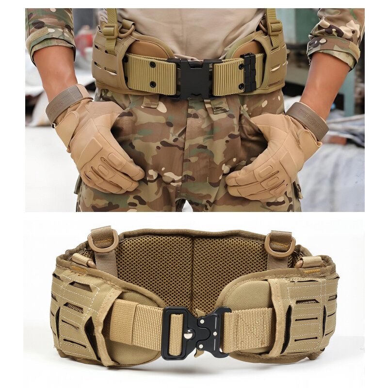 Tactical Belt Manufacturer - MOLLE Compatible Padded Zinc Alloy Buckle
