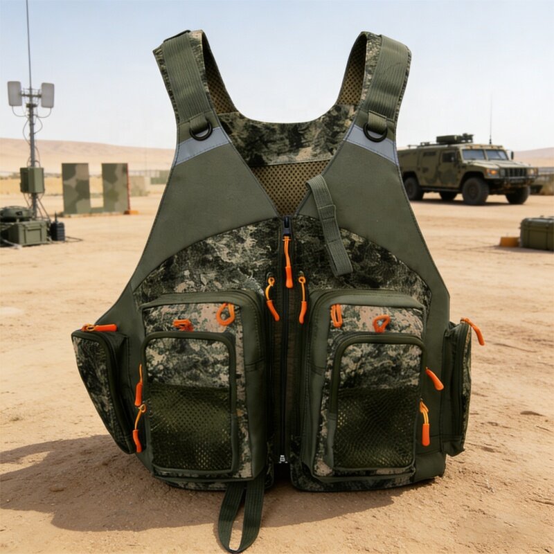 Fishing Vest Manufacturer - OEM Custom Mesh Breathable Multi Pocket