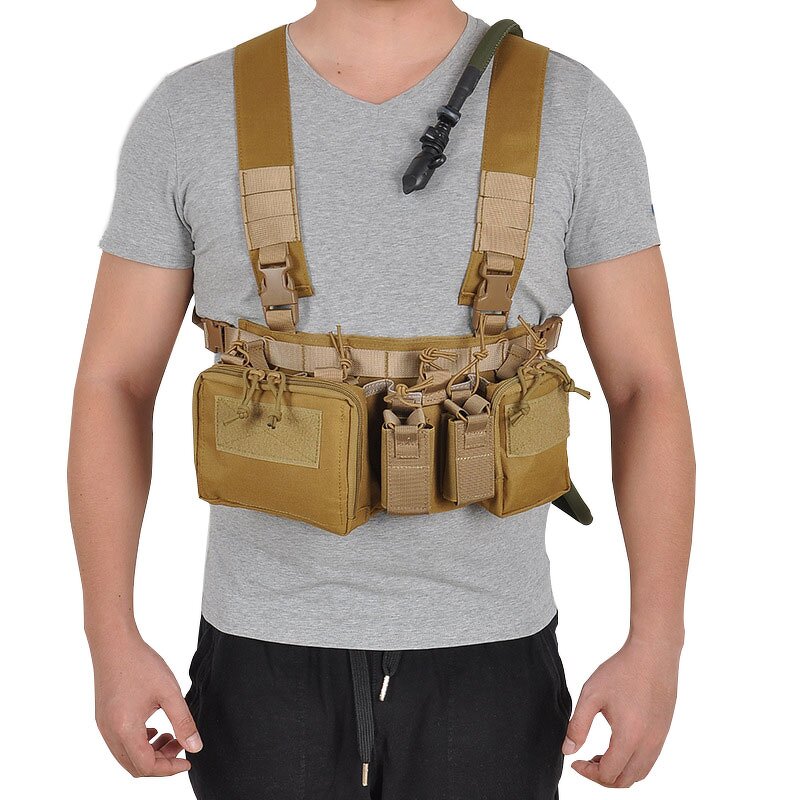 Tactical Vest Manufacturer - OEM Custom Black Oxford Chest Bag